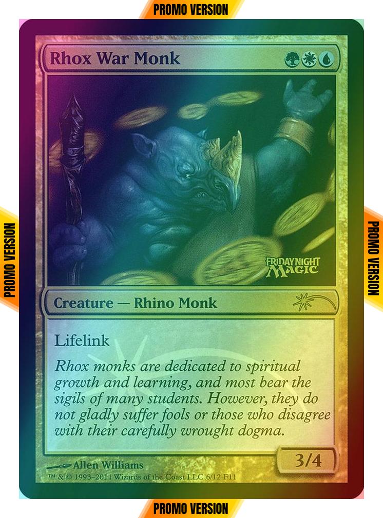 Rhox War Monk [6] [Friday Night Magic 2011] [Foil]