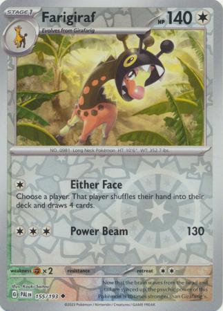 Farigiraf - 155/193 - Uncommon [sv02-155] [Reverse Holo]
