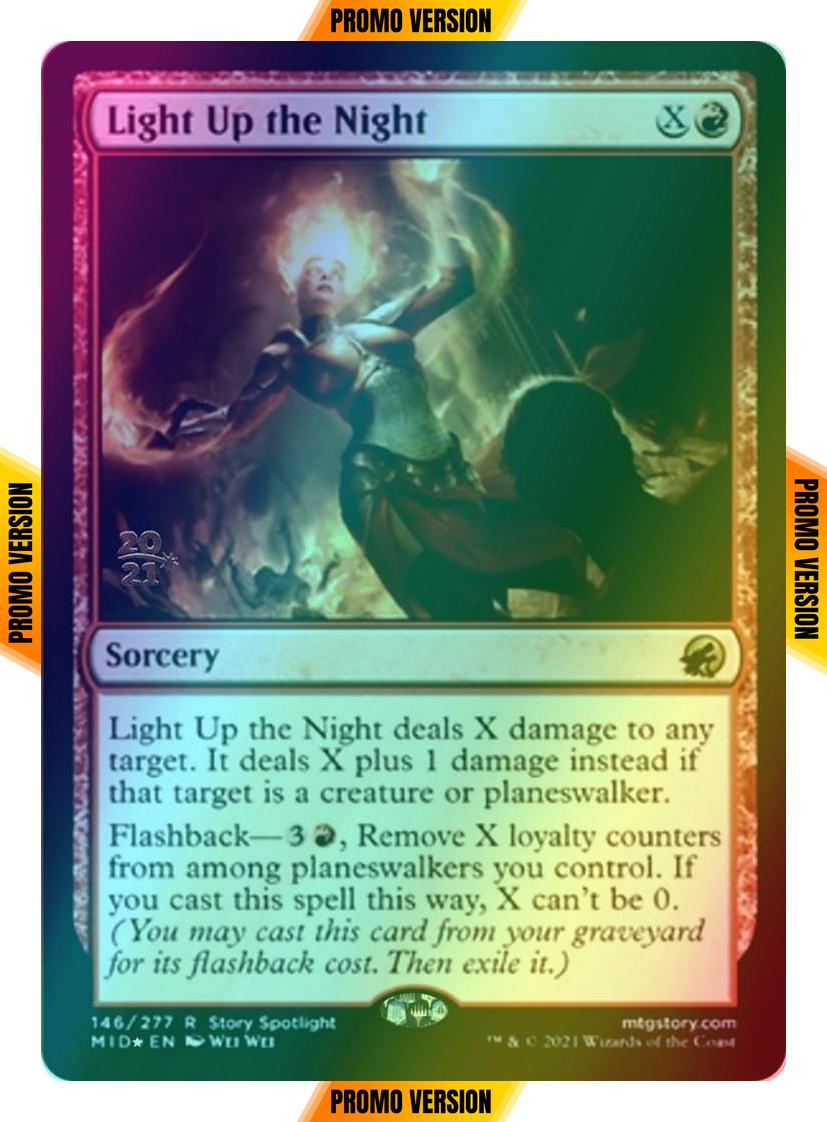 Light Up the Night [Prerelease] [146s] [Innistrad: Midnight Hunt Promos] [Foil]