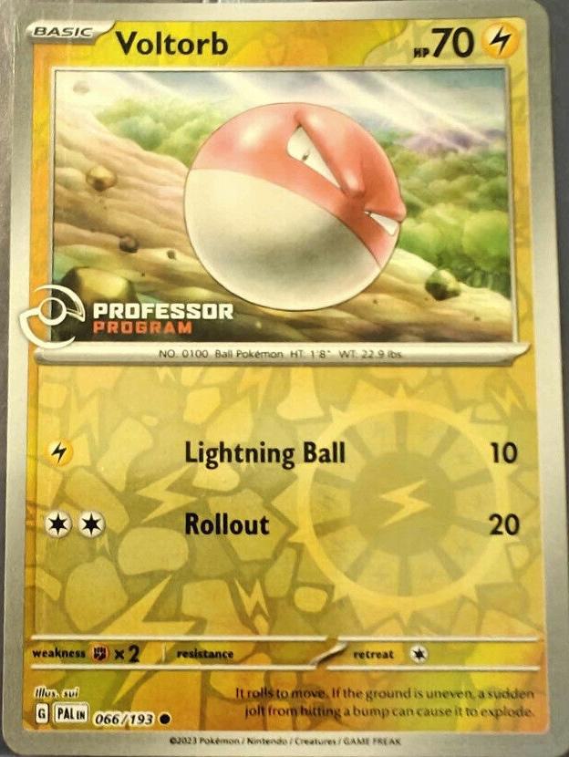 Voltorb - 066/193 - Promo [Professor Program] [sv02msp-066] [Reverse Holo]