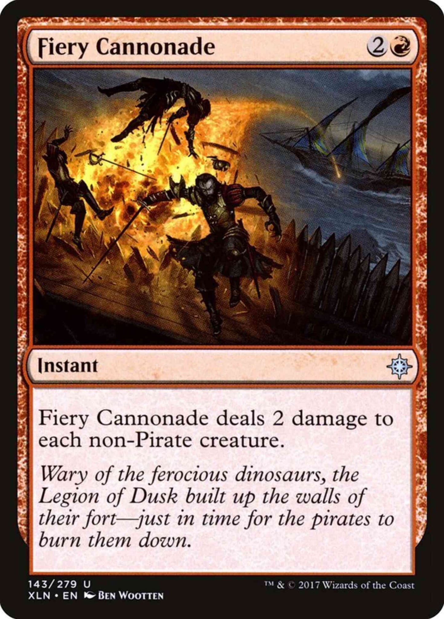Fiery Cannonade [143] [Ixalan] [Non-Foil]