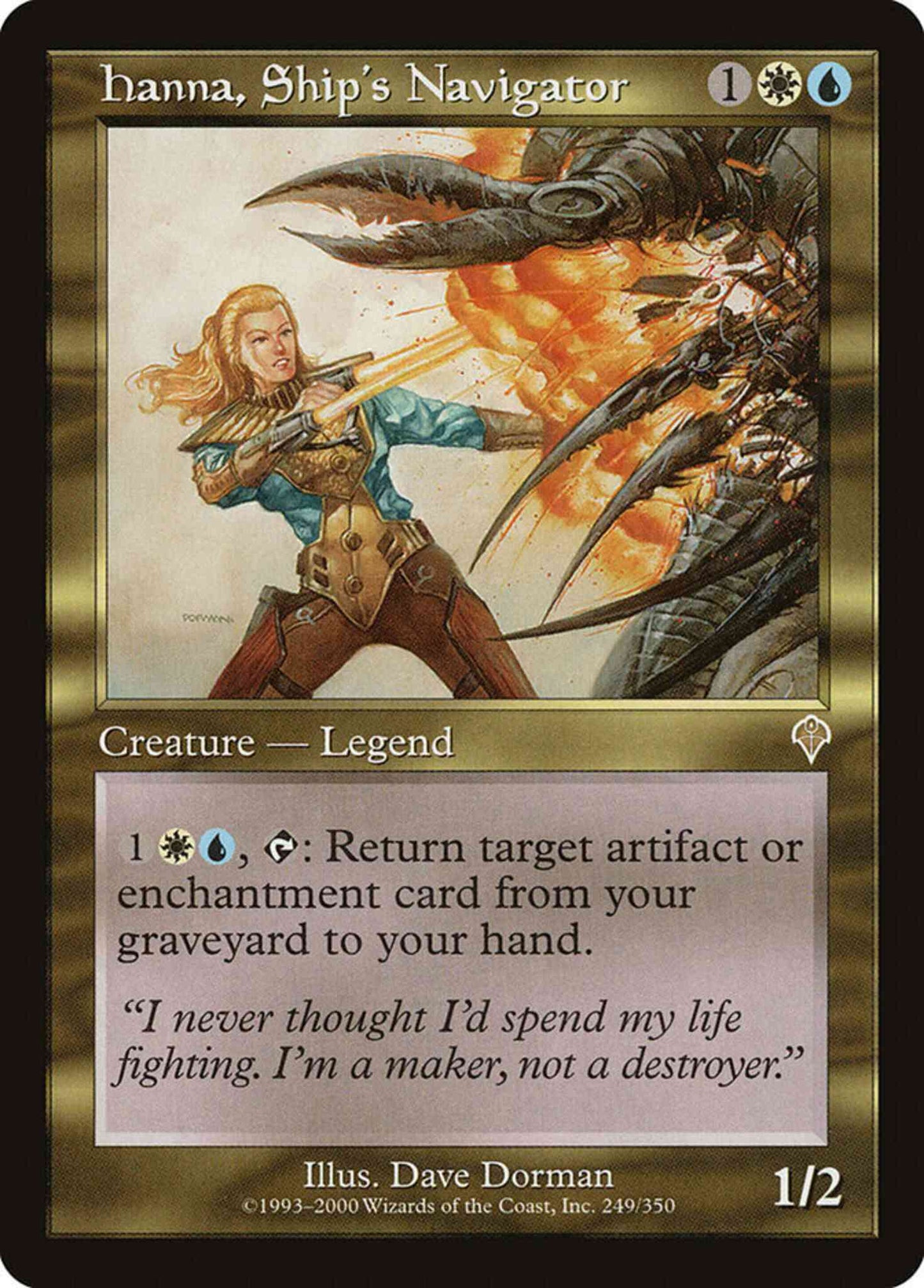 Hanna, Ship's Navigator [249] [Invasion] [Non-Foil]
