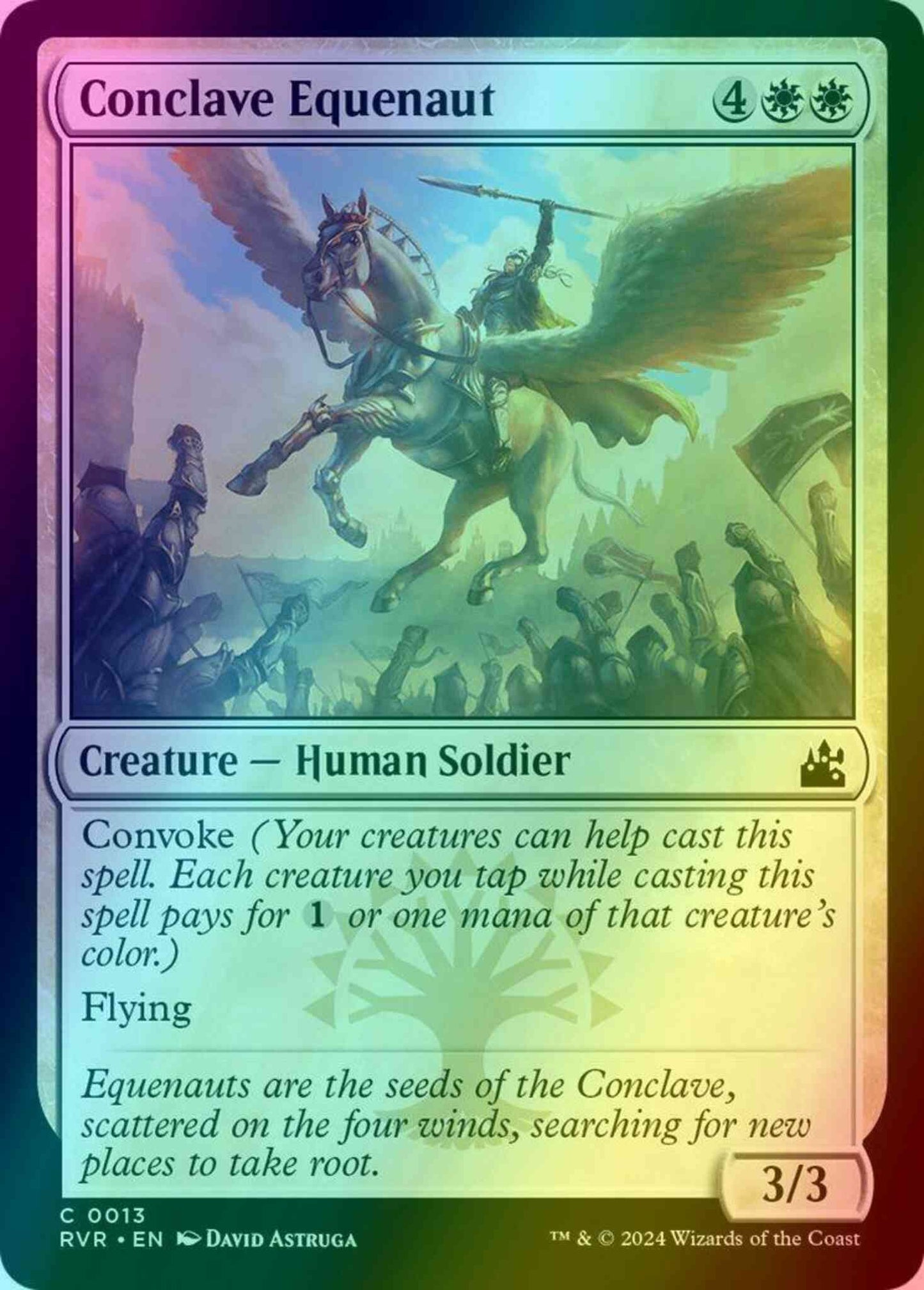 Conclave Equenaut [13] [Ravnica Remastered] [Foil]