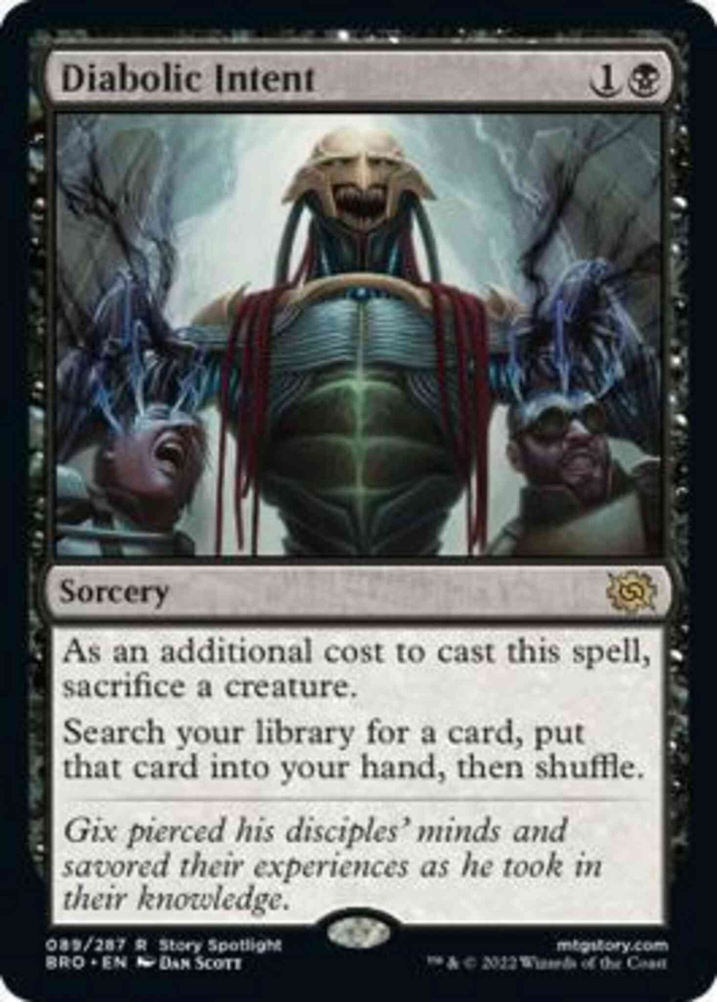 Diabolic Intent [89] [The Brothers' War] [Non-Foil]