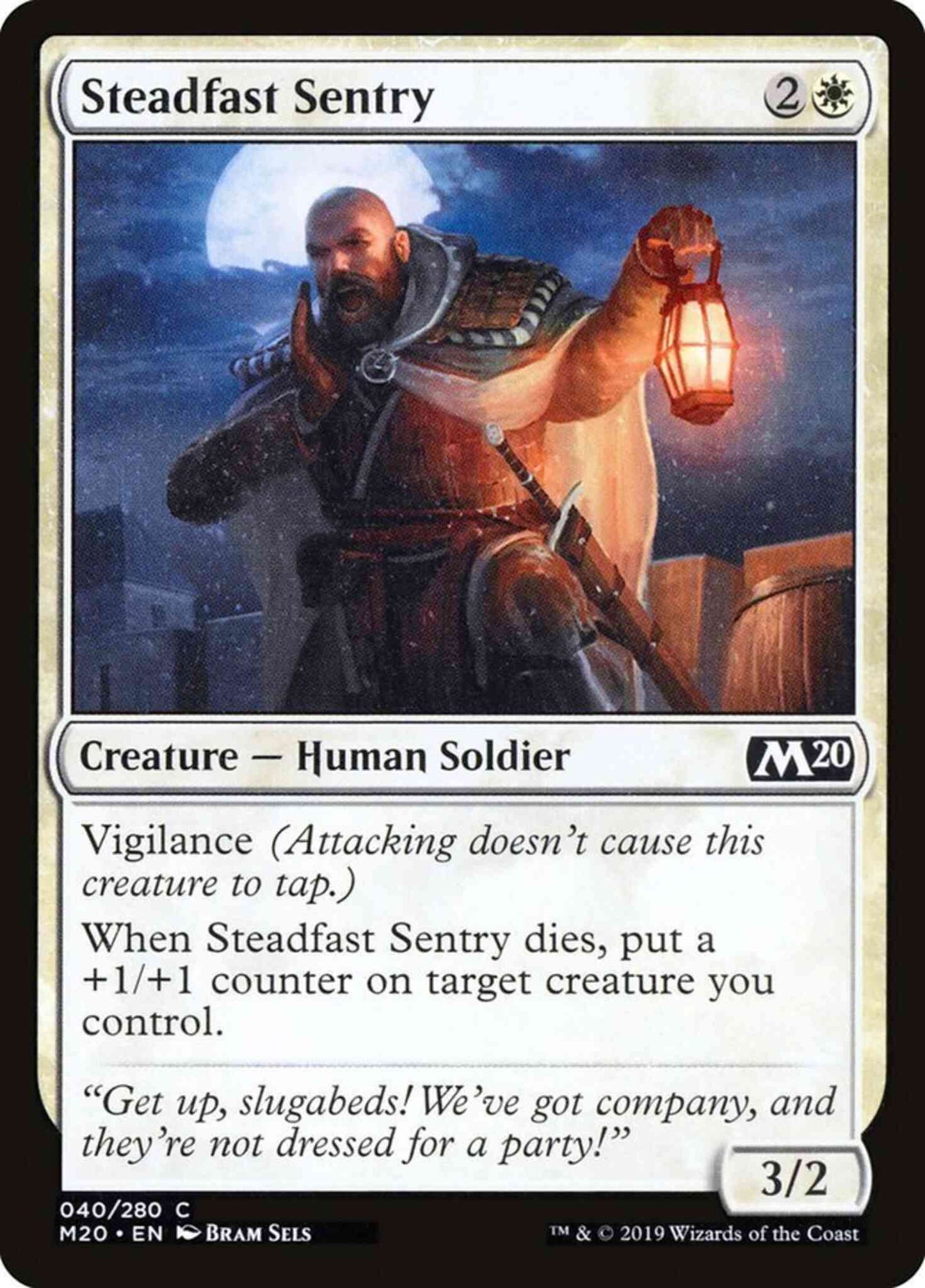Steadfast Sentry [40] [Core Set 2020] [Non-Foil]