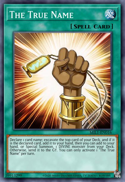 The True Name - MIL1-EN016 - Super Rare - 1st Edition