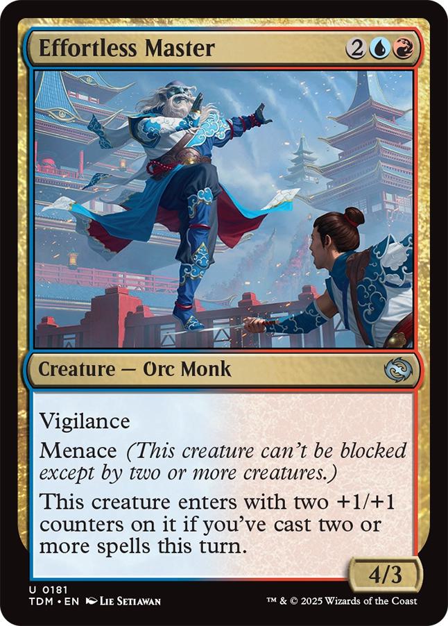 Effortless Master [181] [Tarkir: Dragonstorm] [Non-Foil]