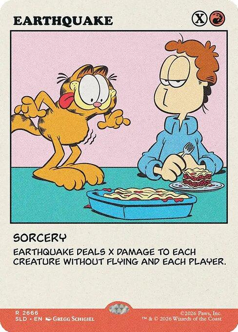 Earthquake [2666] [Garfield: As Intended] [Secret Lair Drop] [Non-Foil]