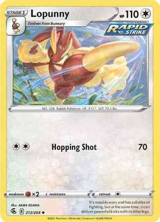 Lopunny - 213/264 - Uncommon [SWSH8-213] [Non-Holo]