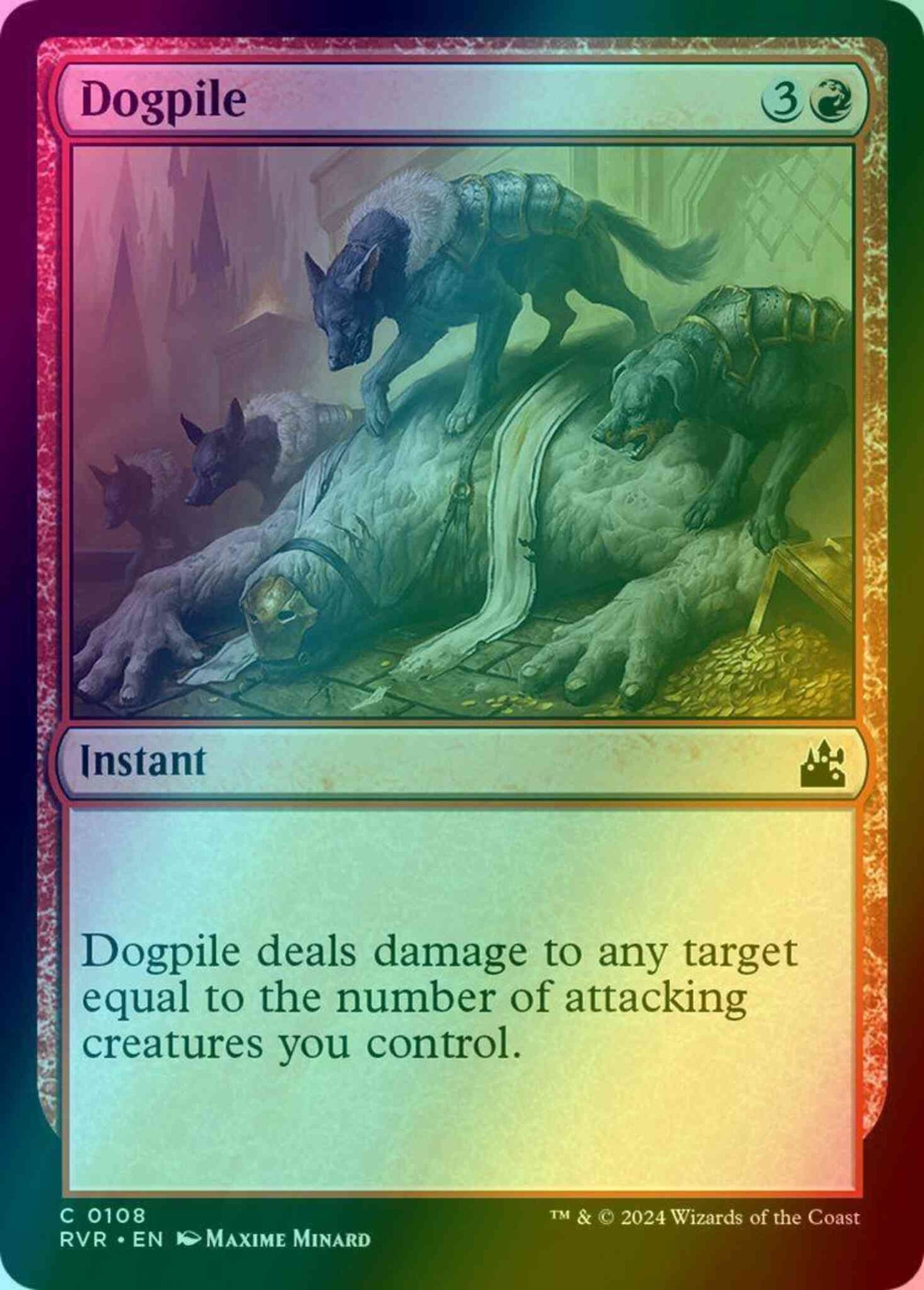 Dogpile [108] [Ravnica Remastered] [Foil]