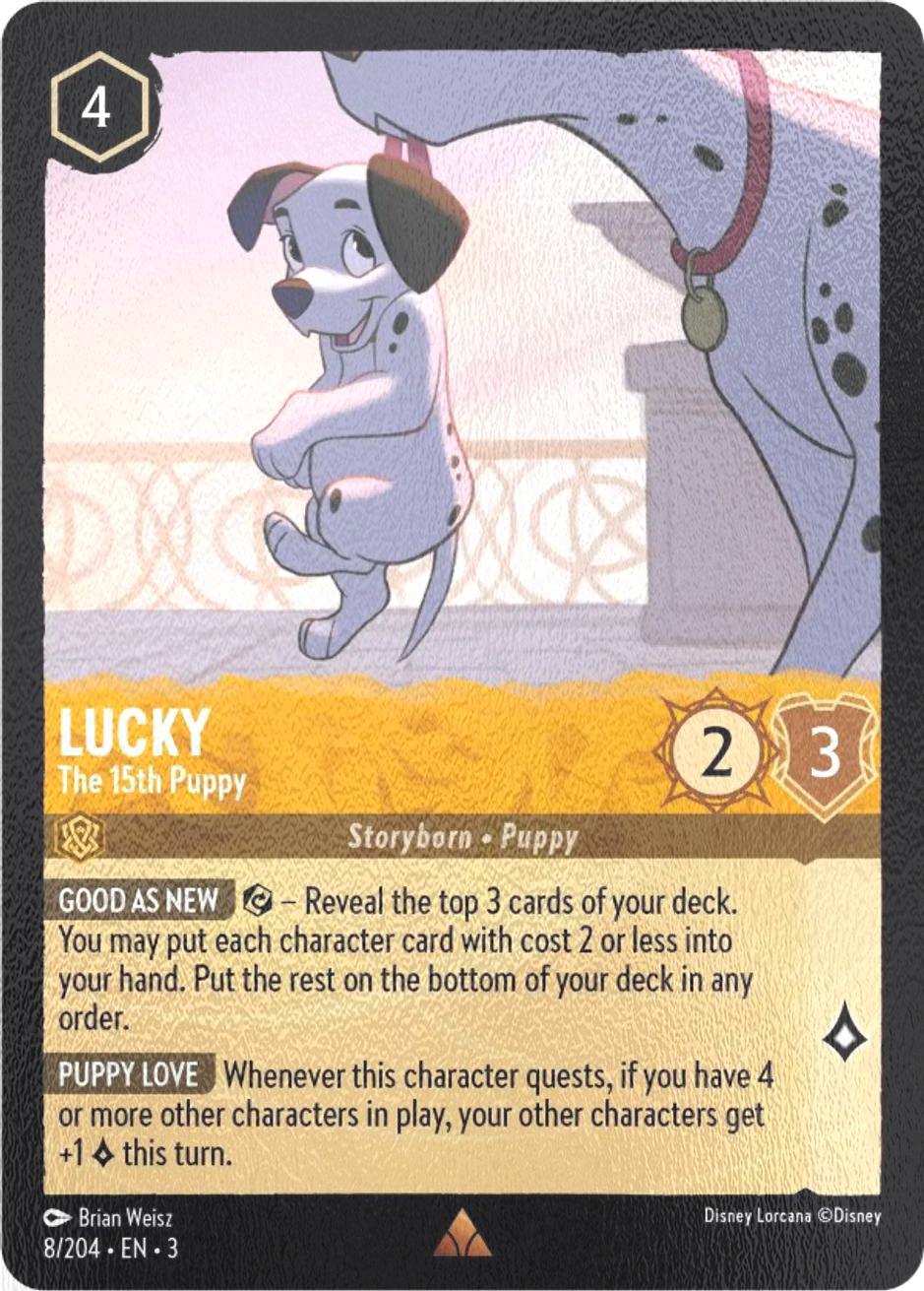 Lucky - The 15th Puppy - 8/204 [Into the Inklands] [Cold Foil]