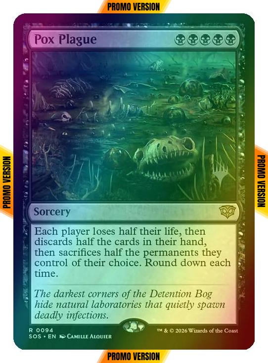 Pox Plague [94p] [Promo Pack] [Secrets of Strixhaven Promos] [Foil]