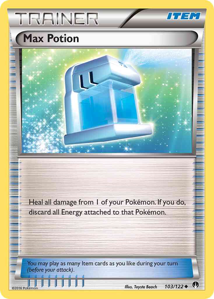 Max Potion - 103/122 - Uncommon [xy9-103] [Reverse Holo]