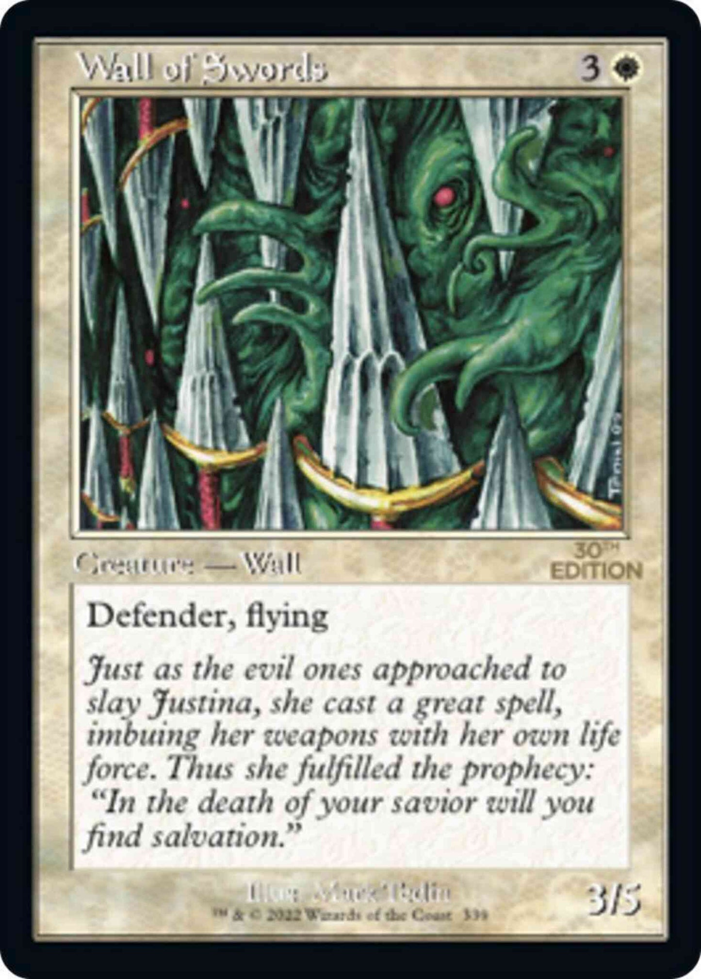 Wall of Swords [339] [Retro Frame] [30th Anniversary Edition] [Non-Foil]