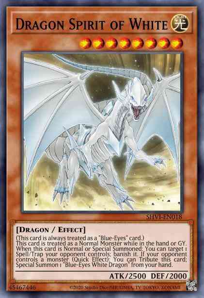 Dragon Spirit of White - LCKC-EN018 - Secret Rare - Unlimited