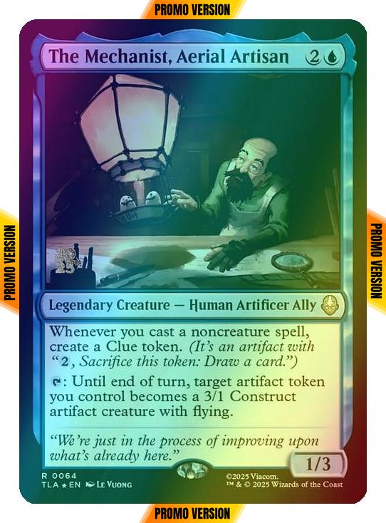 The Mechanist, Aerial Artisan [64s] [Prerelease] [Avatar: The Last Airbender: Promos] [Foil]