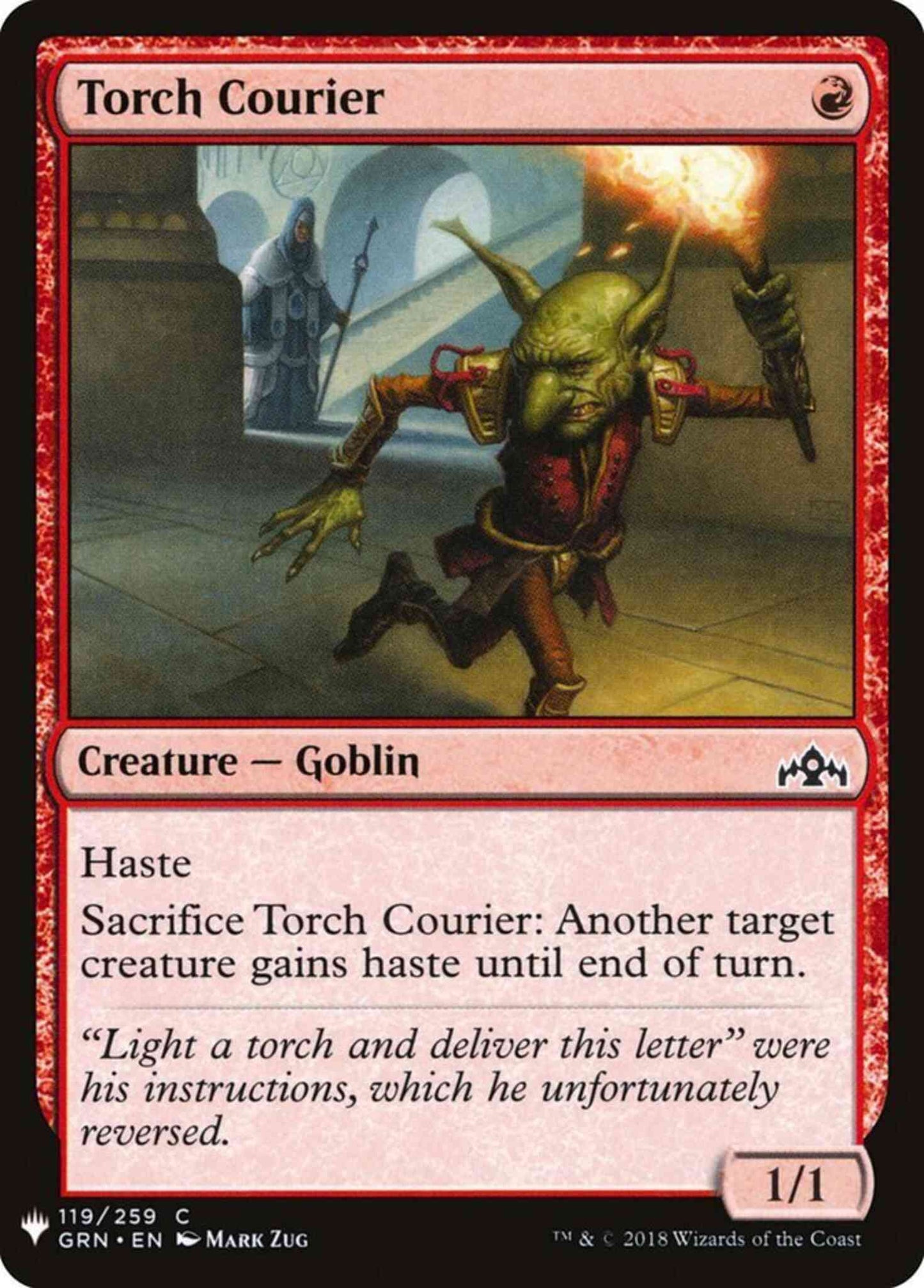 Torch Courier [GRN-119] [The List] [Non-Foil]