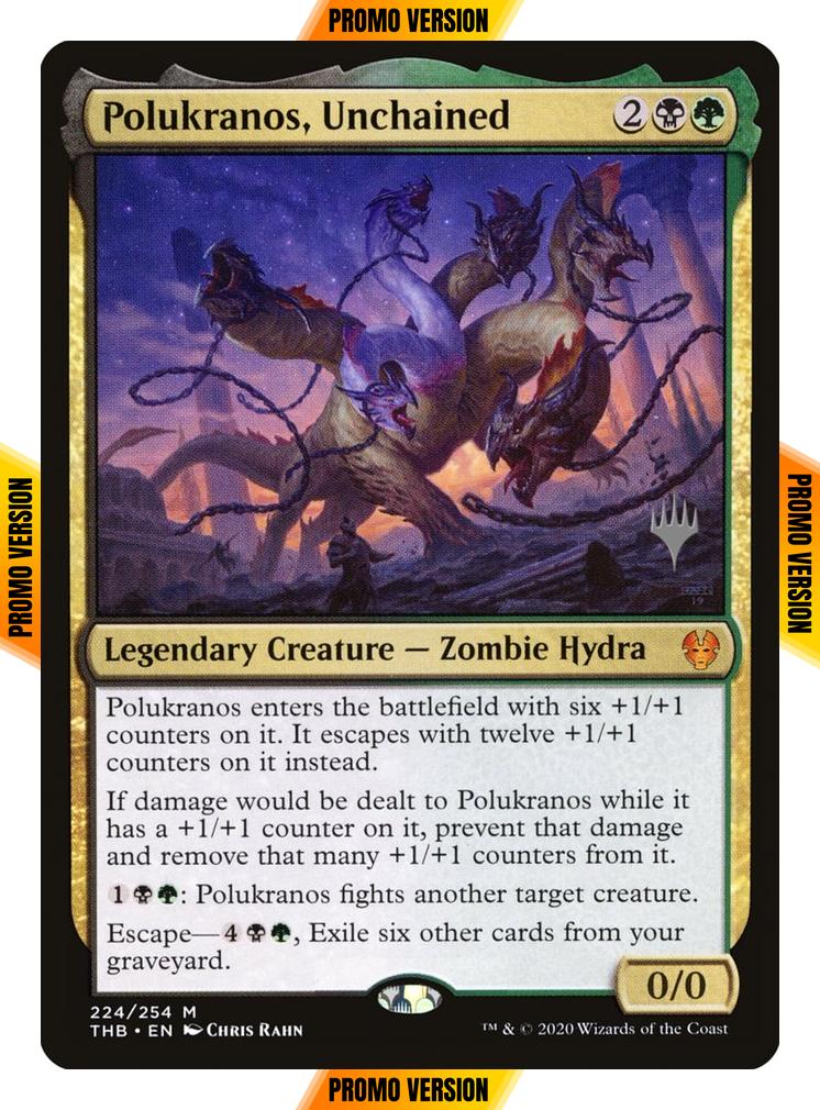 Polukranos, Unchained [224p] [Promo Pack] [Theros Beyond Death Promos] [Foil]