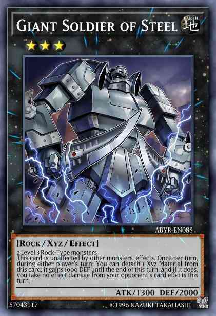 Giant Soldier of Steel - ABYR-EN085 - Secret Rare - 1st Edition
