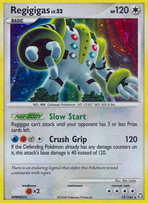 Regigigas - 15/146 - Rare Holo [dp6-15] [Reverse Holo]