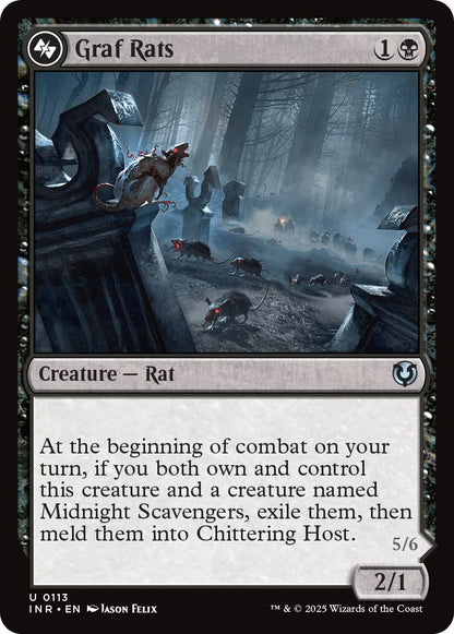 Graf Rats // Chittering Host [113] [Innistrad Remastered] [Non-Foil]
