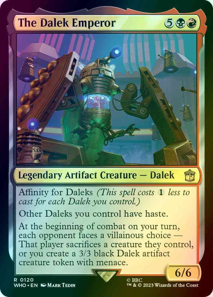 The Dalek Emperor [120] [Universes Beyond: Doctor Who] [Foil]