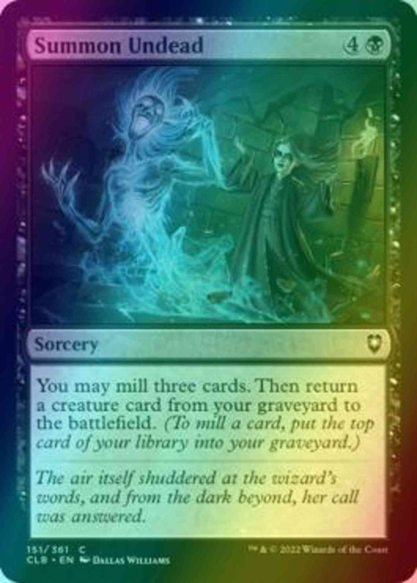 Summon Undead [151] [Commander Legends: Battle for Baldur's Gate] [Foil]