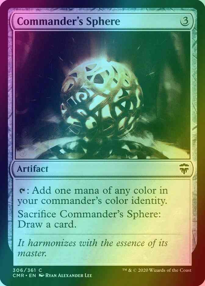 Commander's Sphere [306] [Commander Legends] [Foil]