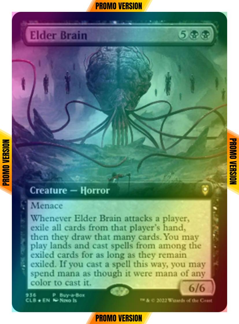 Elder Brain [936] [Extended Art] [Buy A Box] [Commander Legends: Battle for Baldur's Gate] [Foil]