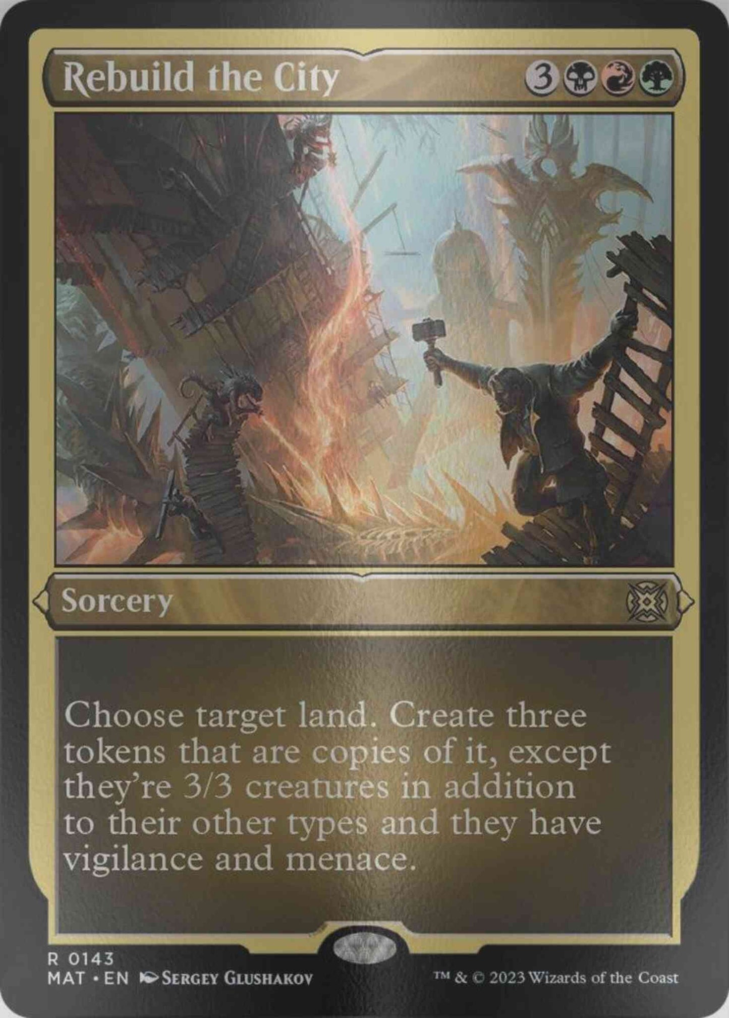 Rebuild the City [143] [March of the Machine: The Aftermath] [Etched Foil]