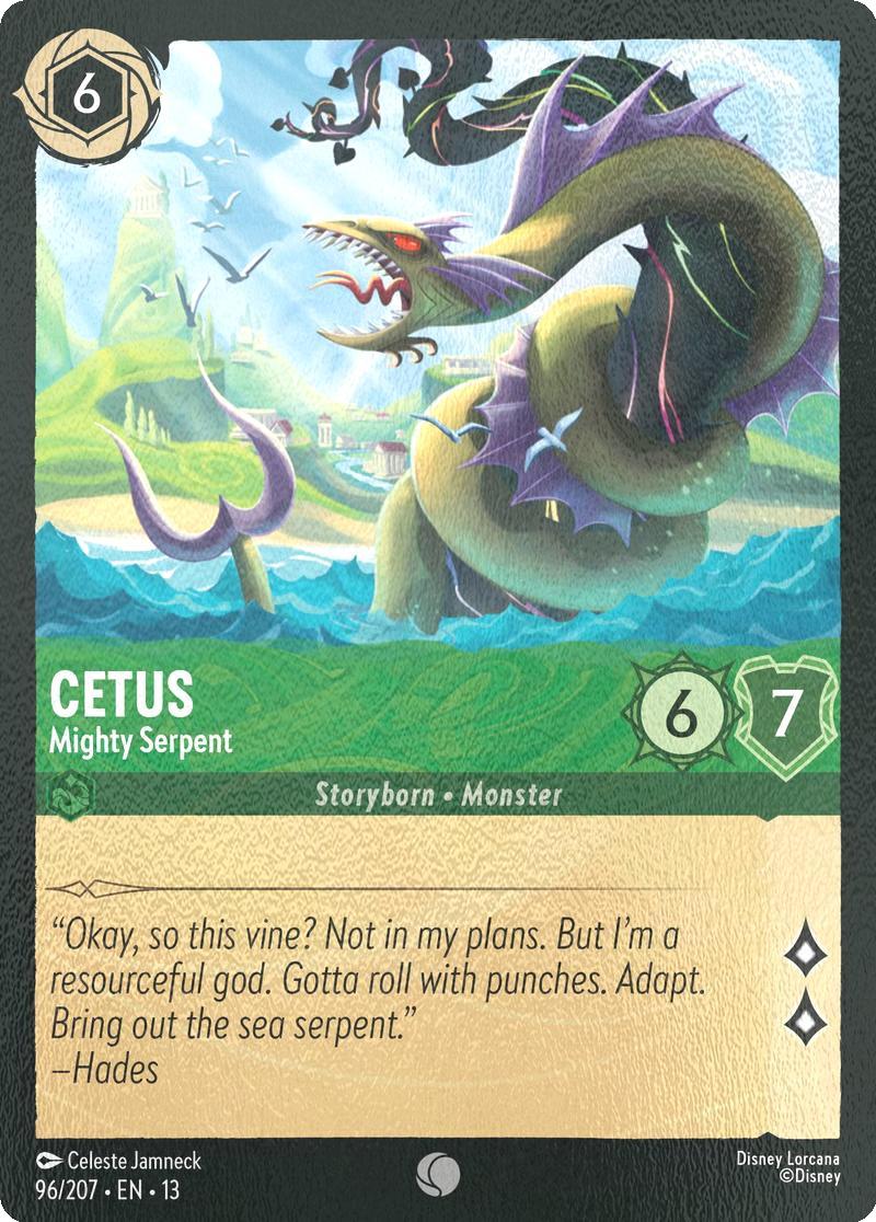 Cetus - Mighty Serpent - 96/204 [Attack of the Vine!] [Cold Foil]