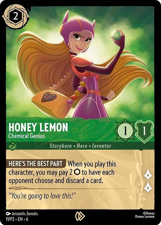Honey Lemon - Chemical Genius - 11/P2 [Disney Lorcana Promo Cards] [Cold Foil]