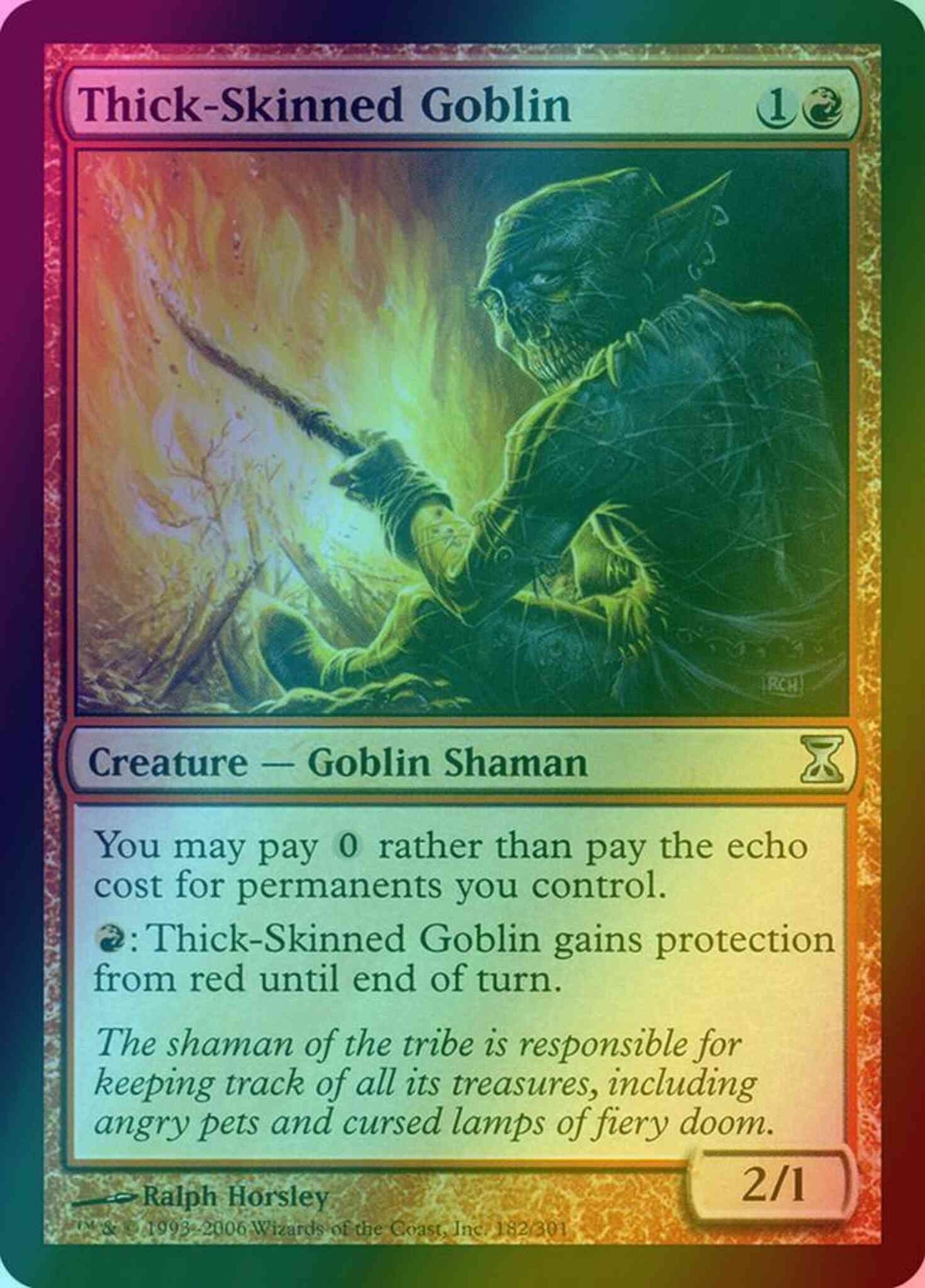 Thick-Skinned Goblin [182] [Time Spiral] [Foil]
