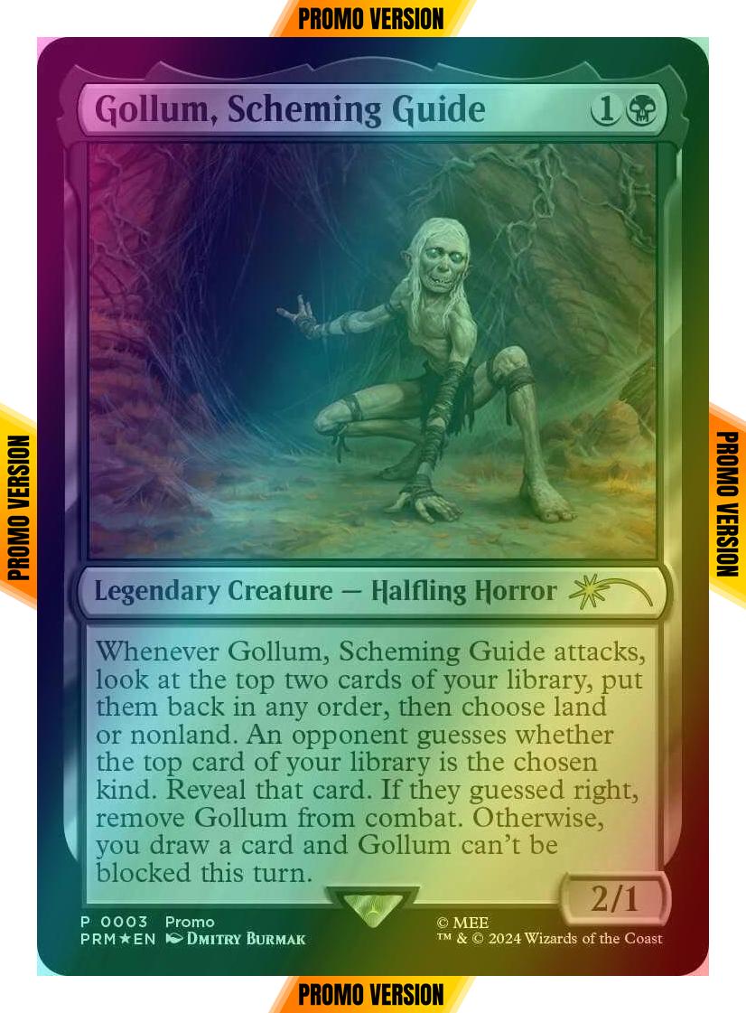 Gollum, Scheming Guide [3] [Tales of Middle-earth Deluxe Commander Kit] [Foil]