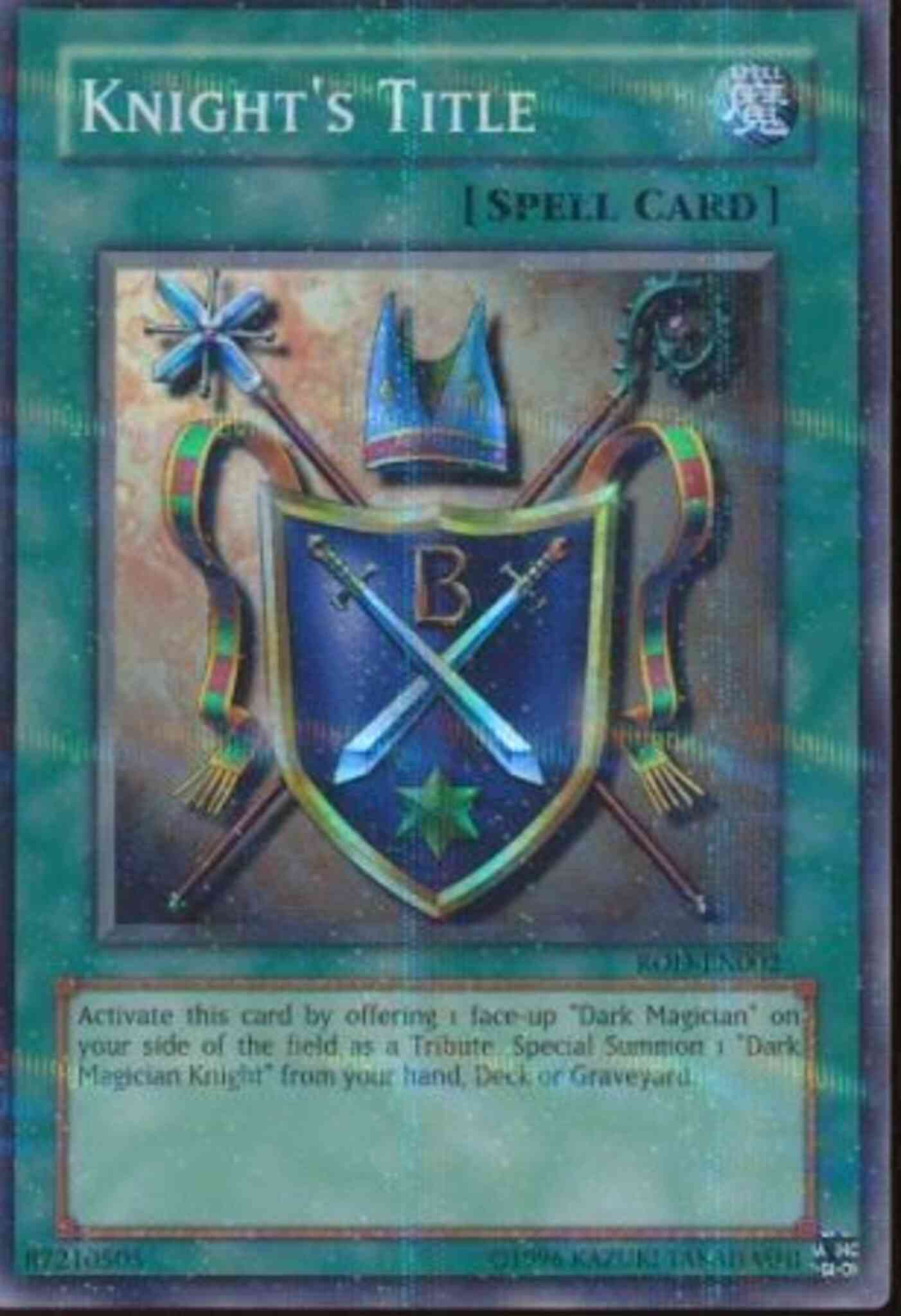 Knight's Title - ROD-EN002 - Super Parallel Rare - Unlimited