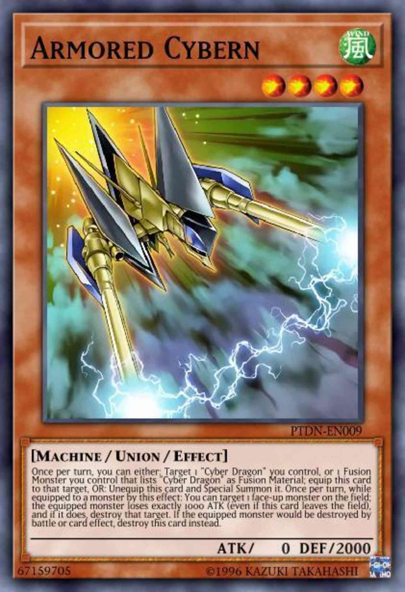 Armored Cybern - SDCR-EN011 - Common - Unlimited