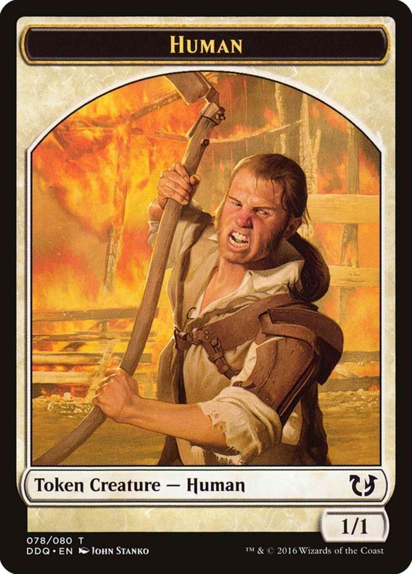 Human Token [78] [Duel Decks: Blessed vs. Cursed] [Non-Foil]