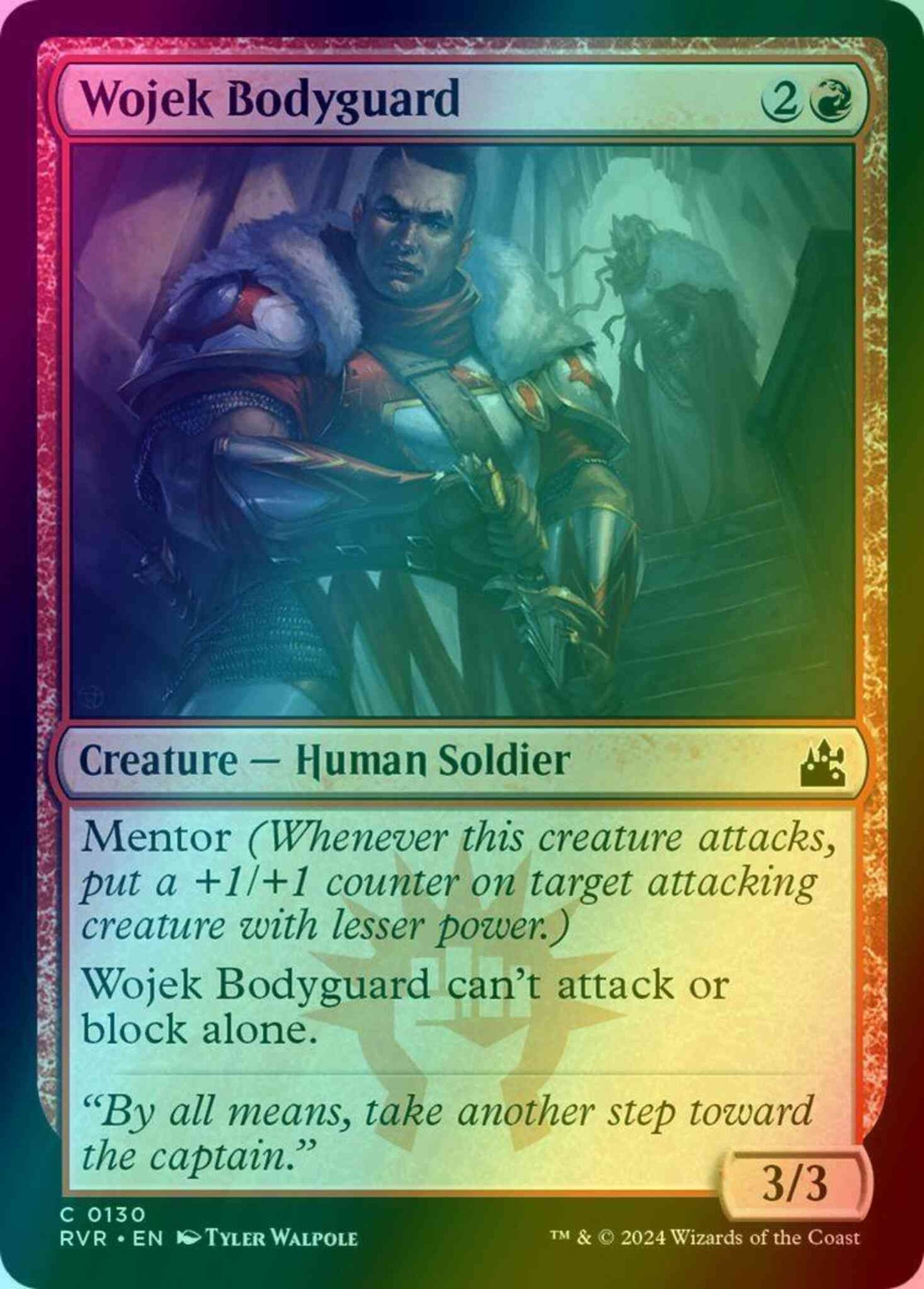 Wojek Bodyguard [130] [Ravnica Remastered] [Foil]
