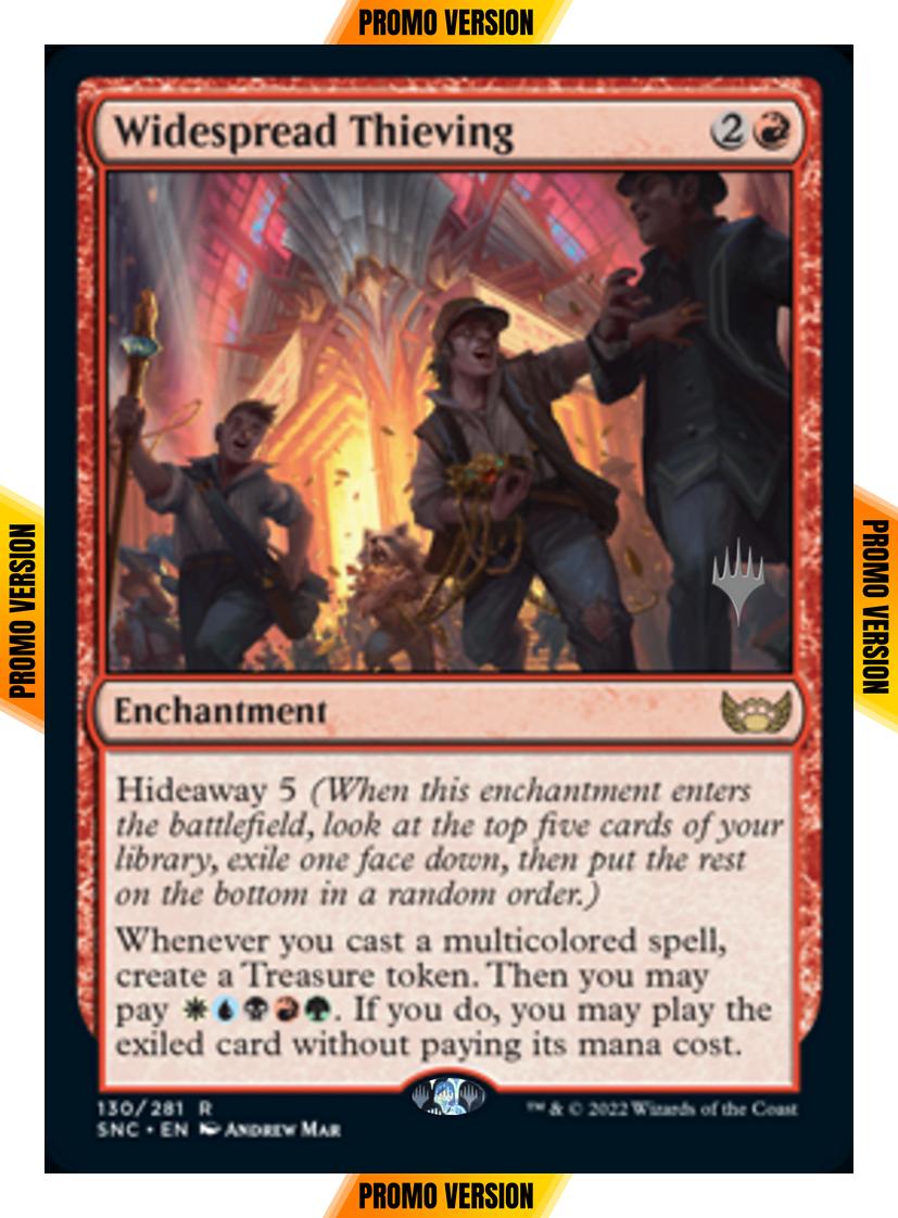 Widespread Thieving [Promo Pack] [130p] [Streets of New Capenna: Promos] [Non-Foil]