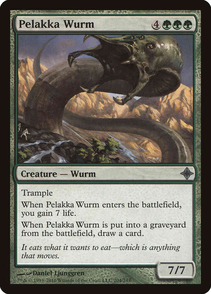 Pelakka Wurm [204] [Rise Of The Eldrazi] [Non-Foil]