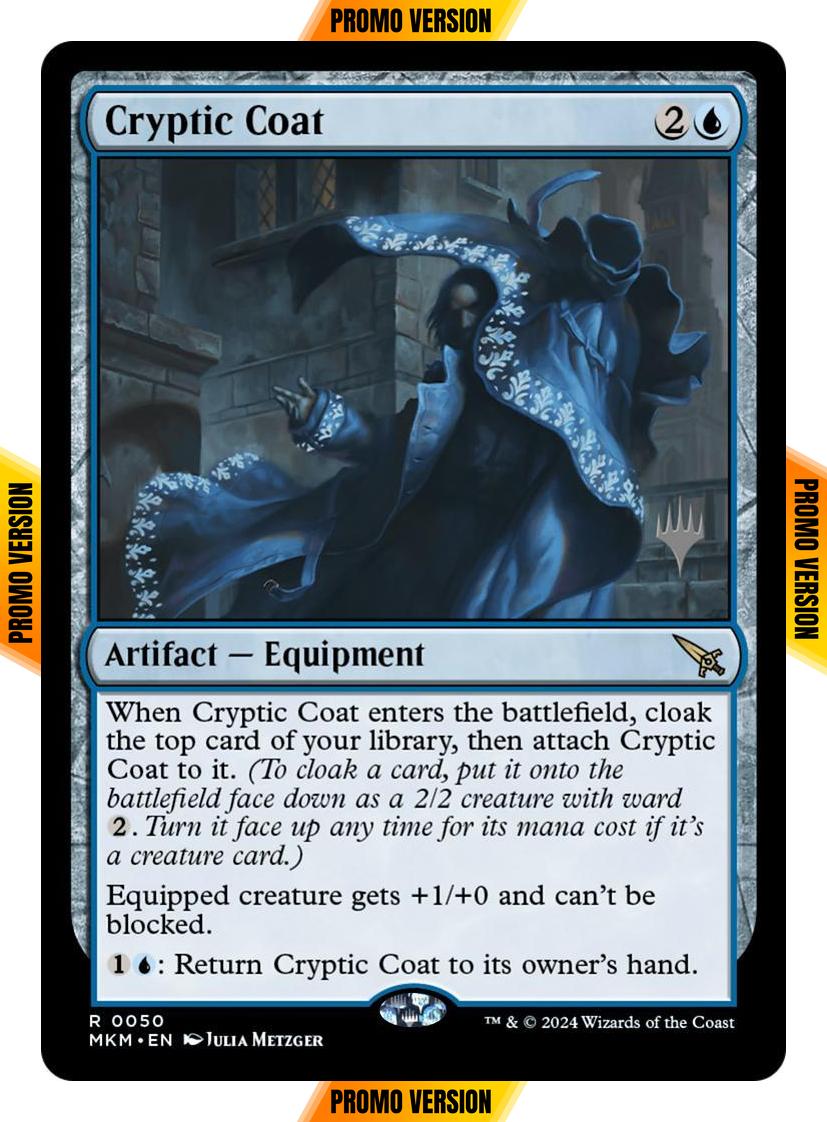 Cryptic Coat [50p] [Promo Pack] [Murders at Karlov Manor: Promos] [Non-Foil]