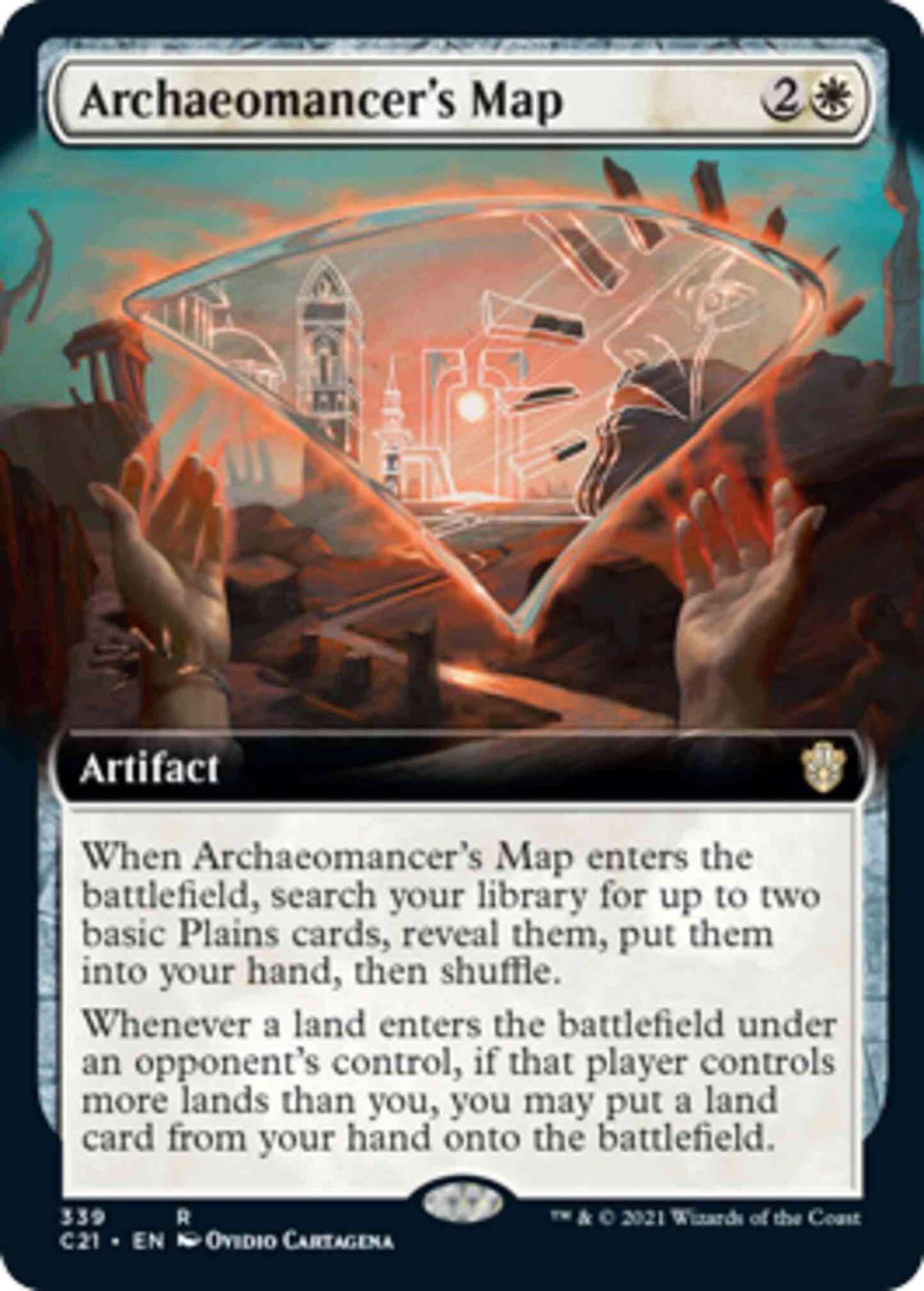Archaeomancer's Map [339] [Extended Art] [Commander 2021] [Non-Foil]