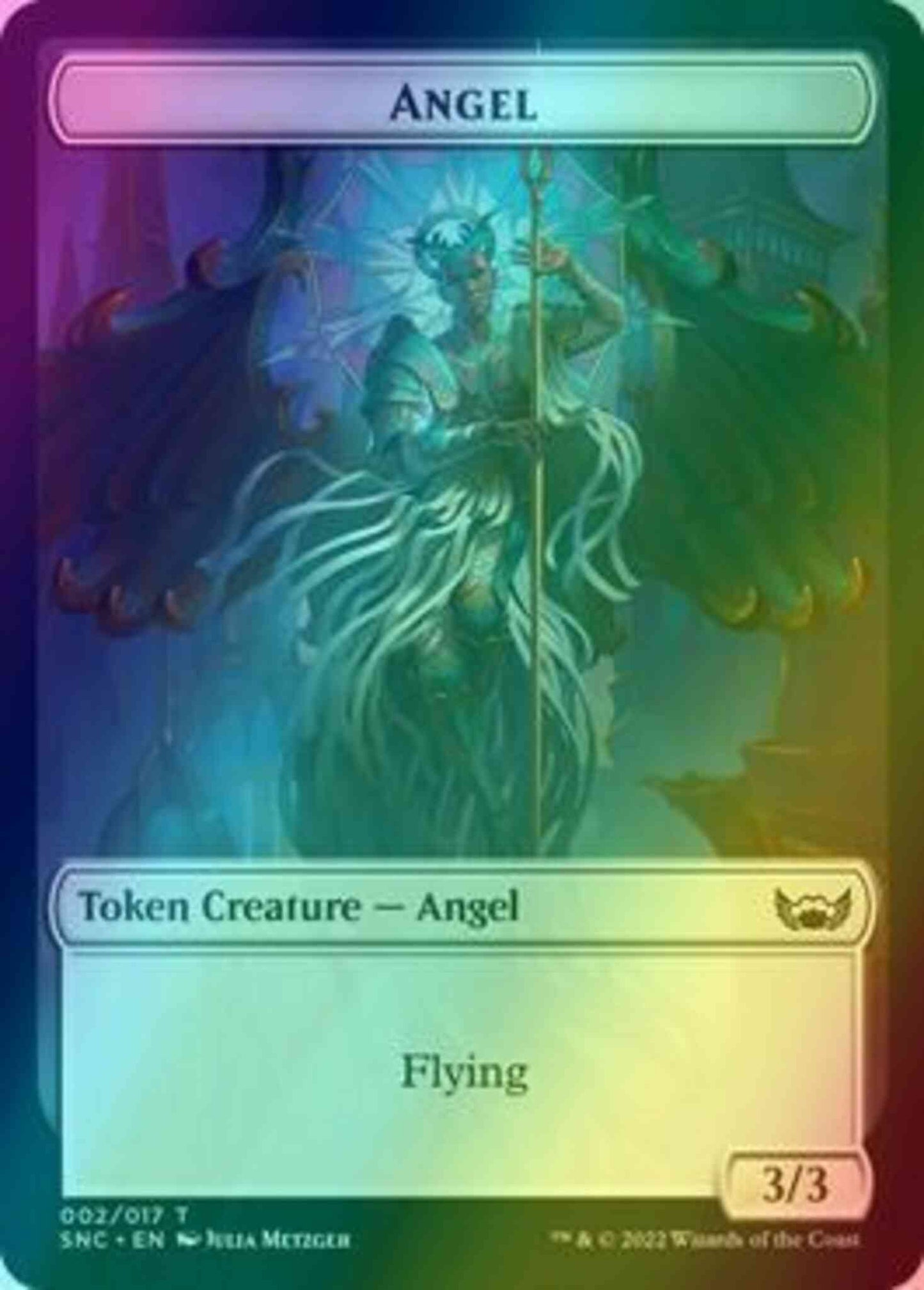 Angel Token (02) // Treasure Token (16) [Streets of New Capenna: Tokens] [Foil]