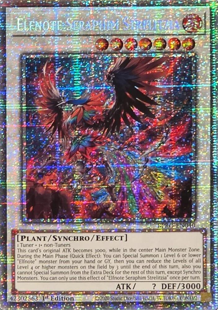 Elfnote Seraphim Strelitzia - BPRO-EN040 - Starlight Rare - 1st Edition