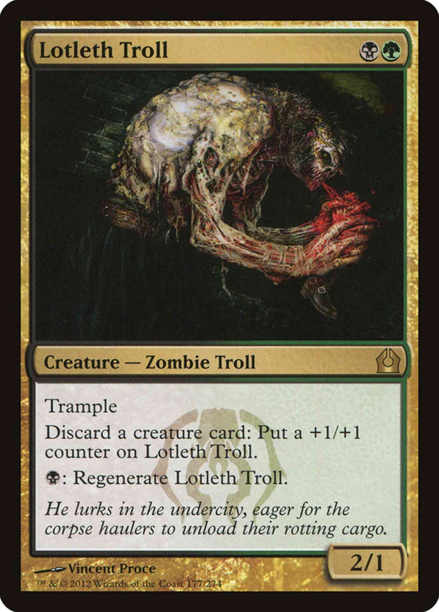 Lotleth Troll [177] [Return To Ravnica] [Non-Foil]
