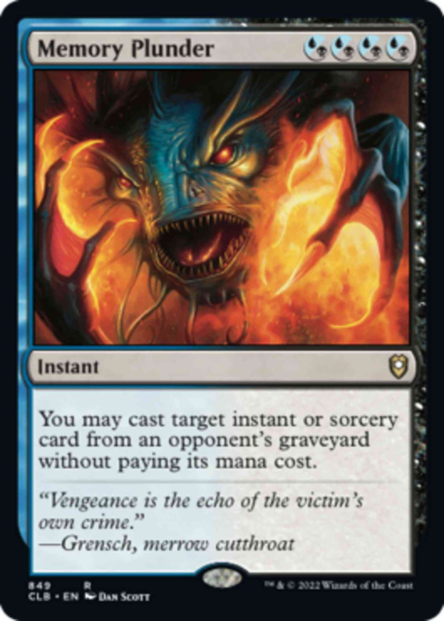Memory Plunder [849] [Commander Legends: Battle for Baldur's Gate] [Non-Foil]