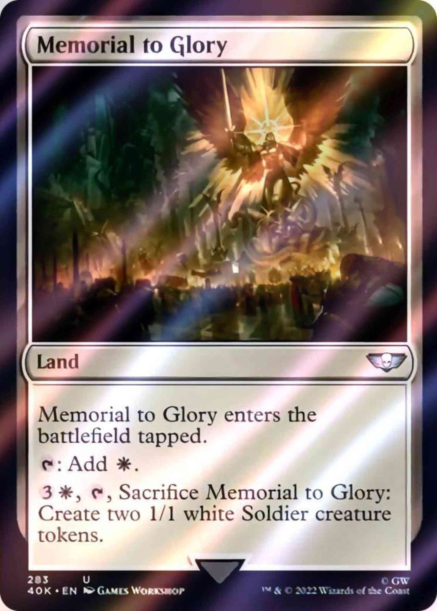 Memorial to Glory [283] [Universes Beyond: Warhammer 40,000] [Surge Foil]