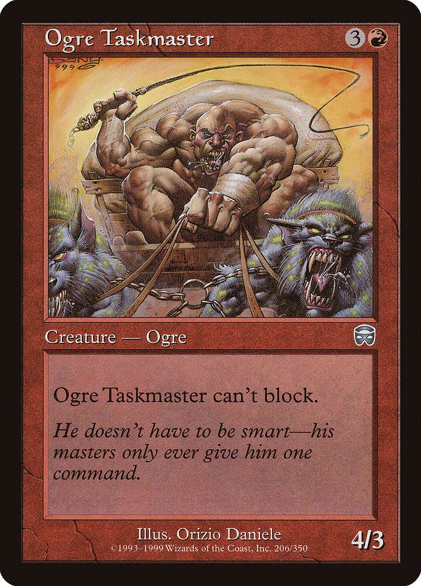 Ogre Taskmaster [206] [Mercadian Masques] [Non-Foil]