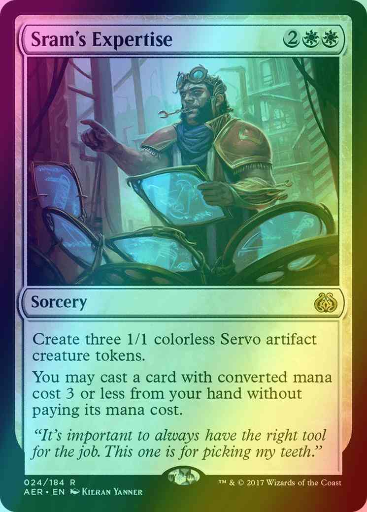 Sram's Expertise [24] [Aether Revolt] [Foil]