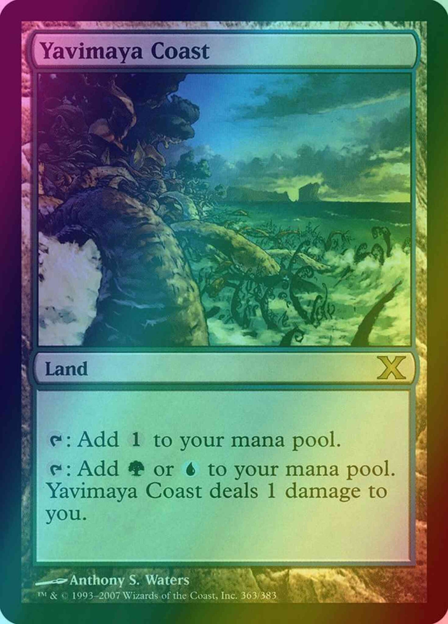 Yavimaya Coast [363] [Tenth Edition] [Foil]